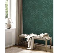 Papier Peint Avec Motif Jungle - Vert