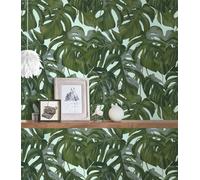 Papier Peint Avec Motif Monstera De MICHALSKY - Vert