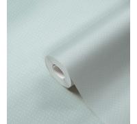 Papier Peint Avec Petit Motif À Pois - Bleu Clair, Blanc
