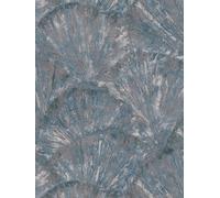 Papier Peint Avec Un Design Structuré En Forme De Ventilateur - Bleu, G