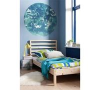 Papier Peint - Avengers Blue Power 125x125cm - Rond - Intissé - Adhésif, Multicolors G