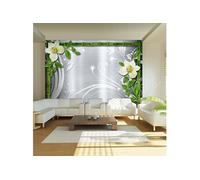 Papier peint Bamboo and two orchids-Taille L 150 x H 105 cm