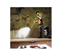 Papier peint Banksy Cave Painting-Taille L 200 x H 140 cm