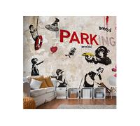 Papier peint Graffiti Collage-Taille L 350 x H 245 cm Imprimé