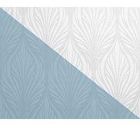 Papier peint baroque EDEM 83003BR60 Papier peint intissé à peindre texturé avec un dessin graphique mat blanc 26,50 m2