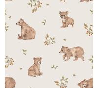 Papier peint bébé Dekornik Little Bears Beige 280x50 cm