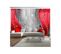 Papier peint Behind the curtain of red-Taille L 350 x H 245 cm Imprimé