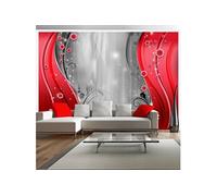 Papier peint Behind the curtain of red-Taille L 400 x H 280 cm Imprimé