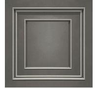 Papier peint - Belgravia - Amara Panel - Vinyle - Imitation bois - Gunmetal/Argent