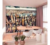 Papier peint Bird's Eye View of New York-Taille L 150 x H 105 cm Imprimé