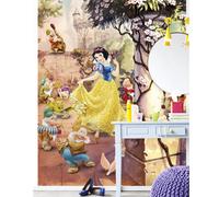 Papier Peint Blanche Neige & Les 7 Nains 184x254 Cm - Enfants