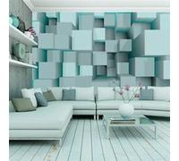 Papier peint Blue puzzle-Taille L 350 x H 245 cm Imprimé