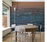 Papier peint Bonsoir Paris 2-Taille L 400 x H 309 cm Imprimé
