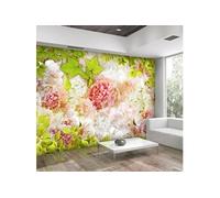Papier peint Bright peonies-Taille L 350 x H 245 cm Imprimé G
