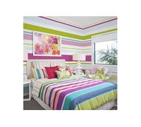 Papier peint Bright stripes-Taille L 350 x H 270 cm
