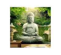 Papier peint Buddha's garden-Taille L 100 x H 70 cm Imprimé