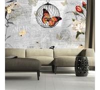 Papier peint Butterflies song-Taille L 300 x H 210 cm Imprimé G
