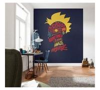 Papier Peint - Captain Marvel saves the World 250x280cm - Intissé, Multicolors G