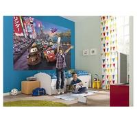 Komar Photo Murale sur Papier, 254cm x 184cm, Disney Pixar Course Voitures