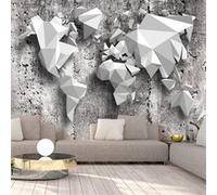 Papier peint - Carte du monde : Origami 350x245 -