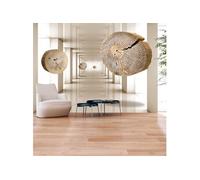 Papier peint Cercles de bois volants-Taille L 150 x H 105 cm