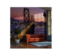 Papier peint Charming evening in San Francisco-Taille L 200 x H 154 cm Imprimé