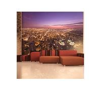 Papier peint Chicago ambiance de nuit-Taille L 200 x H 154 cm Imprimé