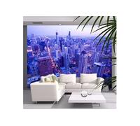 Papier peint Chicago : lumières timides au crépuscule-Taille L 300 x H 231 cm Imprimé