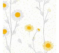 Papier peint Chrysanthème Jaune épais mat à décoller et à colle 44x600 cm Rural Meubles Autocollants Amovible Comptoir Contact Papier Stickers Muraux pour Bains Salon Chambre