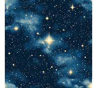 Papier peint Ciel étoilé Peint épais mat 44x500 cm à décoller et à coller Rêve Galaxie papier de contact autocollant en plastique avec dos adhésif couverture de plan de travail table