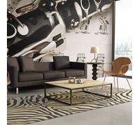 Papier peint Clarinette et notes de musique-Taille L 200 x H 154 cm Imprimé G