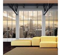 Papier peint Clouds over New York City-Taille L 100 x H 70 cm Imprimé
