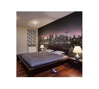 Papier peint Colorful glow over NYC-Taille L 350 x H 270 cm