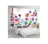 Papier peint Colorful tulips-Taille L 150 x H 105 cm
