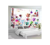 Papier peint Colorful tulips-Taille L 200 x H 140 cm