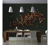 Papier peint Composition des grains de poivre-Taille L 300 x H 231 cm Imprimé