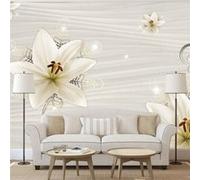 Papier peint Creamy Illusion-Taille L 350 x H 245 cm Imprimé