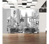 Papier peint Dans les rues de New York-Taille L 400 x H 309 cm Imprimé G