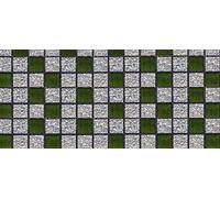 Papier Peint déco poster MOSAIC GARDEN 3 x 2,70 m | Déco et photo murale XXL Qualité HD Scenolia
