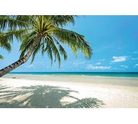Papier Peint déco poster PLAGE PARADIS 3 x 2,70 m | Déco et photo murale XXL Qualité HD Scenolia