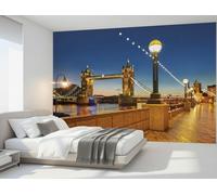 Papier Peint Décor London View Komar 368x254cm Mur Mural Chambre Bleu