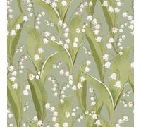 Papier peint Dekornik Lily Of Valley Vert 280x50 cm