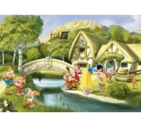 Papier Peint Disney Princess 368x254 Cm Photo Mur Décor Rose Chambre Fille