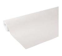 Papier peint double largeur uni Brillant blanc cassé 104 cm x 10m vinyle texturé intissé blanc cassé