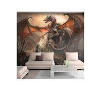 Papier peint Dragon castle-Taille L 300 x H 210 cm Imprimé
