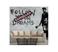 Papier peint Dreams Cancelled (Banksy)-Taille L 200 x H 140 cm Imprimé