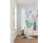 Papier Peint - Dumbo flying elephant 300x280cm - Intissé,