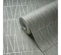 Papier Peint Échantillonné Avec Un Motif Géométrique - Vert, Or