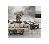 Papier peint Non renseigné Papier peint Echec et mat : éléphant le roi 2-Taille L 350 x H 270 cm