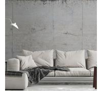 Livingwalls Papier peint mural en béton Motif floral Gris 2,80 m x 1,59 m
